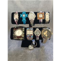 GROUP OF 10 NEW WATCHES  *need new watch batteries