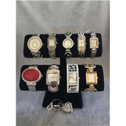 GROUP OF 10 NEW WATCHES  *need new watch batteries
