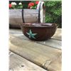 Image 1 : LARGE WESTERN TURQUOISE STAR FRUIT BOWL