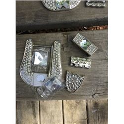 WESTERN BLING BUCKLE SET