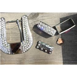 WESTERN BLING BUCKLE SET