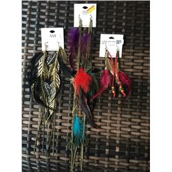 FEATHER EARRINGS