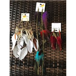 FEATHER EARRINGS