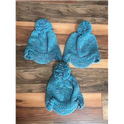 3 WINTER KNITTED TOQUES