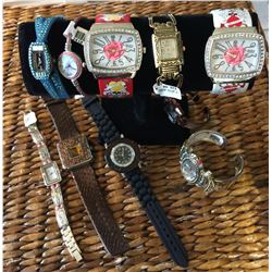 GROUP OF 10 NEW WATCHES  *need new watch batteries