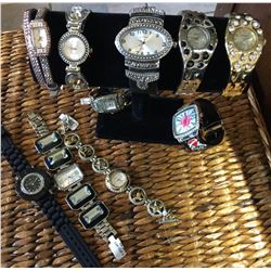 GROUP OF 10 NEW WATCHES  *need new watch batteries