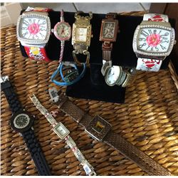 GROUP OF 10 NEW WATCHES  *need new watch batteries