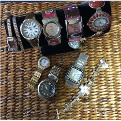 GROUP OF 10 NEW WATCHES  *need new watch batteries