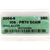Image 3 : 2004-S SILVER IOWA QUARTER ICG PR70 DCAM