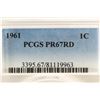 Image 3 : 1961 LINCOLN CENT PCGS PR67RD