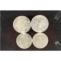 13-1982 & 1-1984 MEXICO 50 PESOS