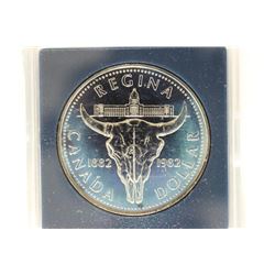 1982 CANADA REGINA PROOF SILVER DOLLAR