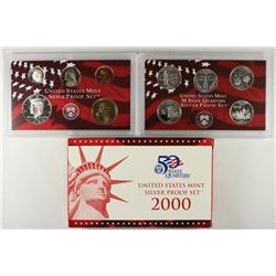 2000 US SILVER PROOF SET (WITH BOX)