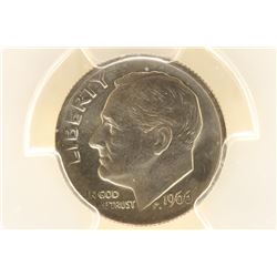 1966 ROOSEVELT DIME PCGS MS66