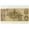 Image 1 : 1863 STATE OF ALABAMA $1 OBSOLETE BANK NOTE