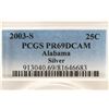 Image 3 : 2003-S SILVER ALABAMA QUARTER PCGS PR69 DCAM