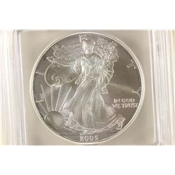 2005 AMERICAN SILVER EAGLE ICG MS70