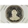 Image 1 : 2000 LIBERIA $20 SILVER PROOF CIVIL WAR THOMAS