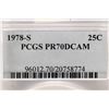 Image 3 : 1978-S WASHINGTON QUARTER PCGS PR70 DCAM