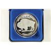 Image 2 : 1 TROY OZ .999 FINE SILVER PROOF ROUND INDIAN /