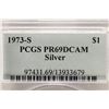 Image 3 : 1973-S IKE SILVER DOLLAR PCGS PR69 DCAM