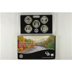 2013 SILVER US AMERICA THE BEAUTIFUL QUARTERS SET