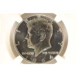 1964 90% SILVER KENNEDY HALF DOLLAR NGC PF68