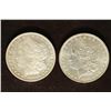 Image 1 : 1879-O & 1896 MORGAN SILVER DOLLARS