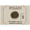 Image 3 : 2 SOLDIERS WITH 2 STANDARDS IMPERIAL ANCIENT COIN
