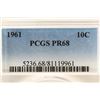 Image 3 : 1961 SILVER ROOSEVELT DIME PCGS PR68