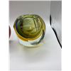 Image 3 : Two pieces of art glass and small pottery jug