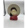 Image 2 : 2 Fine China figurines and a carnaval glass dish
