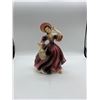 Image 3 : 2 Fine China figurines and a carnaval glass dish