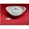 Image 1 : Very nice Mid Century Modern pink and white cassorole dish