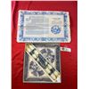 Image 2 : Vintage Old Willow Candles and napkins in original box blue willow resturants
