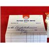 Image 2 : Vintage Esso Matsqui Motor service envelope   reciept