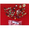Image 1 : Nice lot of enamel vintage pins some sterling silver