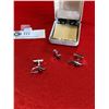 Image 1 : Nice lot of sterling silver cufflinks and tie pin