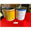 Image 2 : Two vintage one gallon anti freeze tins Home Oil andTCP