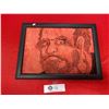 Image 1 : Framed Asian Warrior drawing on rice paper