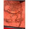 Image 2 : Framed Asian Warrior drawing on rice paper