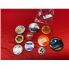 Image 1 : Ten Vintage Railway Badges