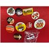 Image 1 : Ten Vintage Tire Advertising Badges