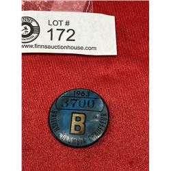 1963 BC Chauffeur Badge