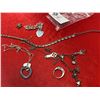 Image 2 : Lot of Heavy Silver Plated Jewelry Some Tiffany Style