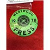 Image 2 : Rare 1970 Westwood Raceway Press badge