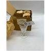 Image 1 : Four Cut Crystal Liqour Glasses 1950's Never used eatons