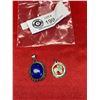Image 1 : Vintage 925 Lapis Pendant and Crown Silver Charm