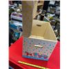 Image 2 : Vintage Cardboard Toy Chest from Vancouver bc 19" x 13" x 13"