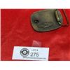 Image 2 : Vintage federal brass belt buckle Indiana metal craft